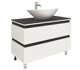 Тумба Напольная Amica "ЯВА" 2 Ящика Белый