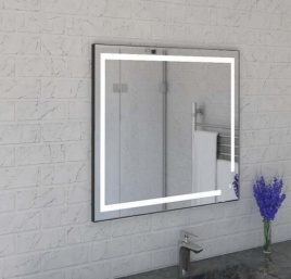 Зеркало Amica "408ску" 6500К 60*80 Квадрат Сенсор Сталь
