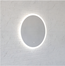 Зеркало Amica "431ску" 4000К 70*80 Квадрат Сенсор Белый