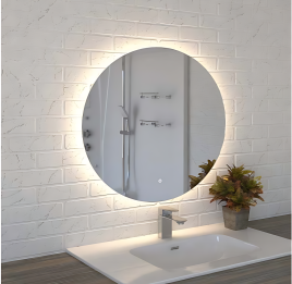 Зеркало Amica "200ск" 4000К Круг Сенсор