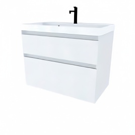 Тумба Подвесная Amica "КИПР" 2 Ящика Белый