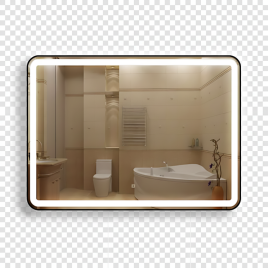 Зеркало Amica "348сду" 6500К 60*80 Овал Сенсор