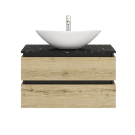 Тумба Подвесная Amica "ЯВА" 2 Ящика Дуб Эльвезия