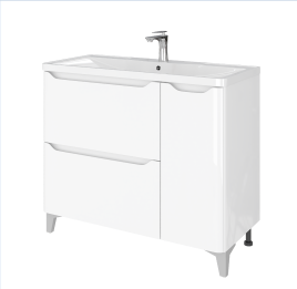 Тумба Напольная Amica "ТАИТИ" Размер 100 2 Ящика 1 Дверь