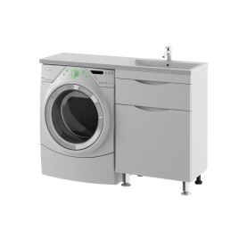 Тумба Напольная Amica "ВАНКУВЕР" 2 Ящика Белый