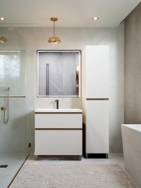 Тумба Напольная Amica "КРИТ" 2 Ящика Белый