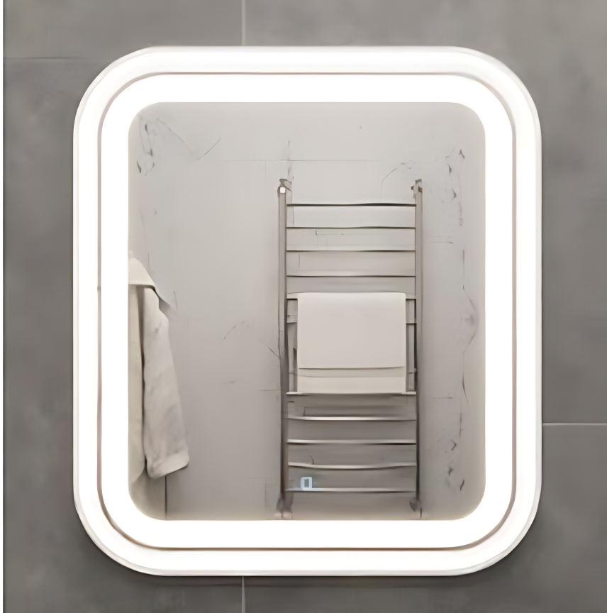 Зеркало Amica "СКАЙ" Овал Сенсор Подогрев Белый фото 1