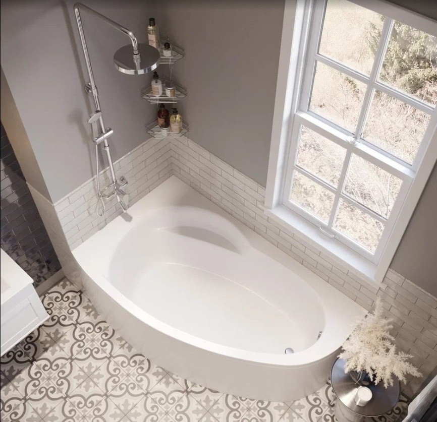 Ванна Угловая Amica "БАГИ" 170х100 Левая\Правая Белая фото 4