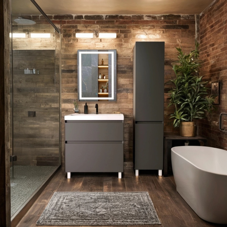 Зеркало Amica "СИЦИЛИЯ" Квадрат Сенсор фото 3