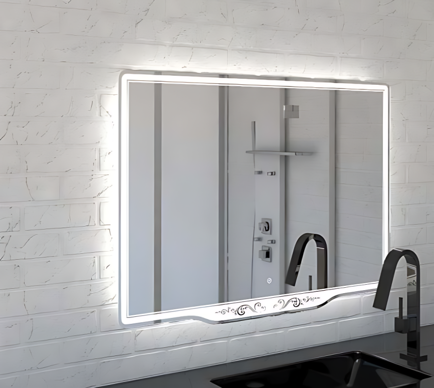 Зеркало Amica "555ск" 6500К 70*100 Квадрат Сенсор фото 1
