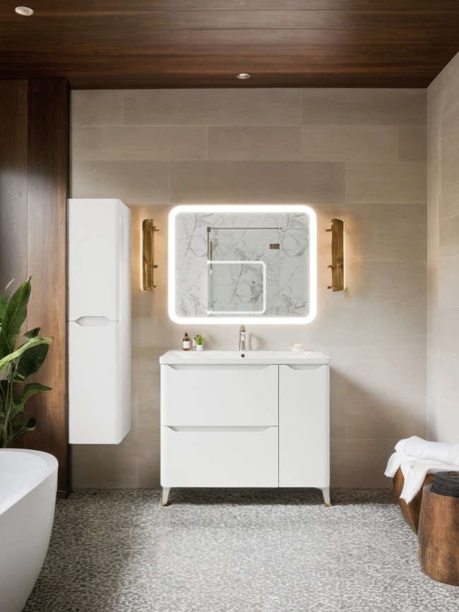 Зеркало Amica "348ск" 6500К Овал Сенсор фото 1