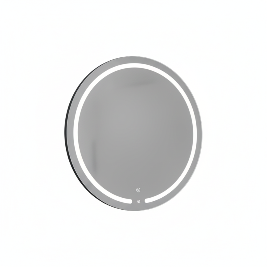 Зеркало Amica "751ск" 6500К Размер 80 Круг Сенсор Белый фото 1