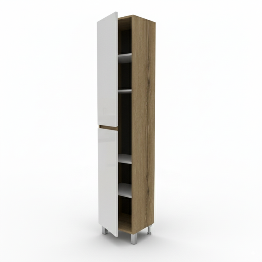 Пенал Напольный Amica "КРИТ"  Размер 40 1 Дверь Белый фото 2