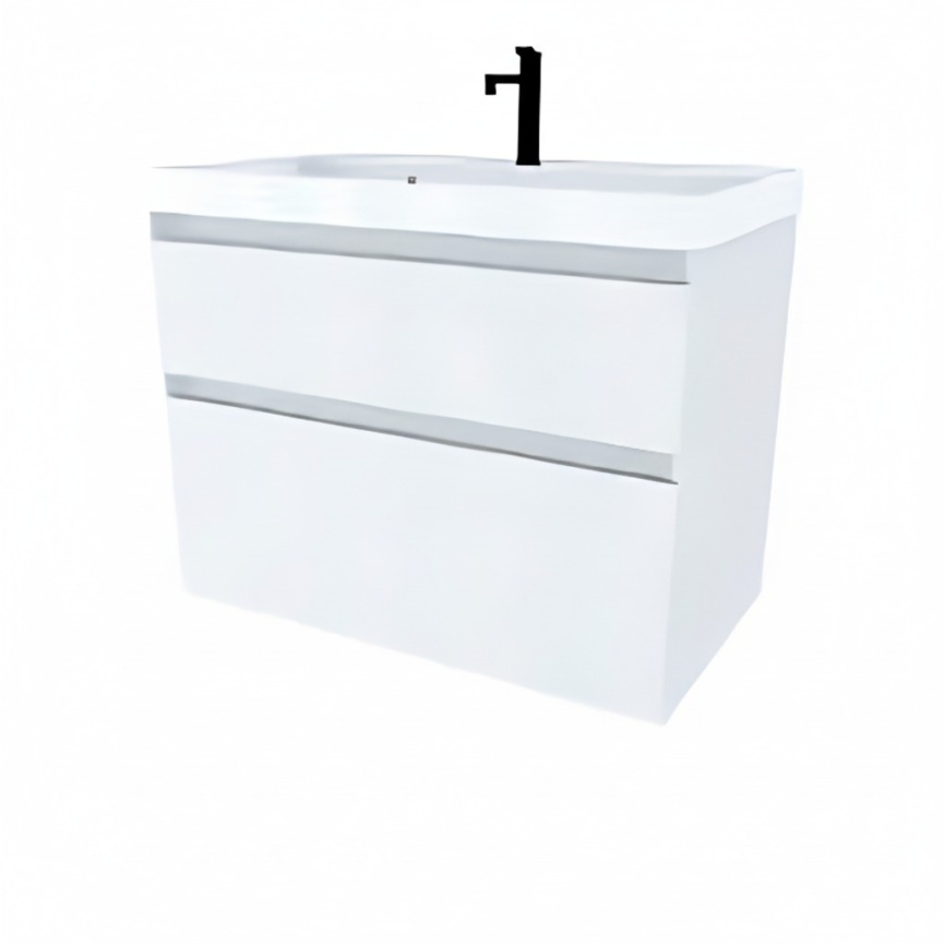 Тумба Подвесная Amica "КИПР" 2 Ящика Белый фото 1