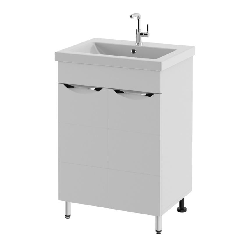 Тумба Напольная Amica "КИПР" 2 Двери Белый  фото 1