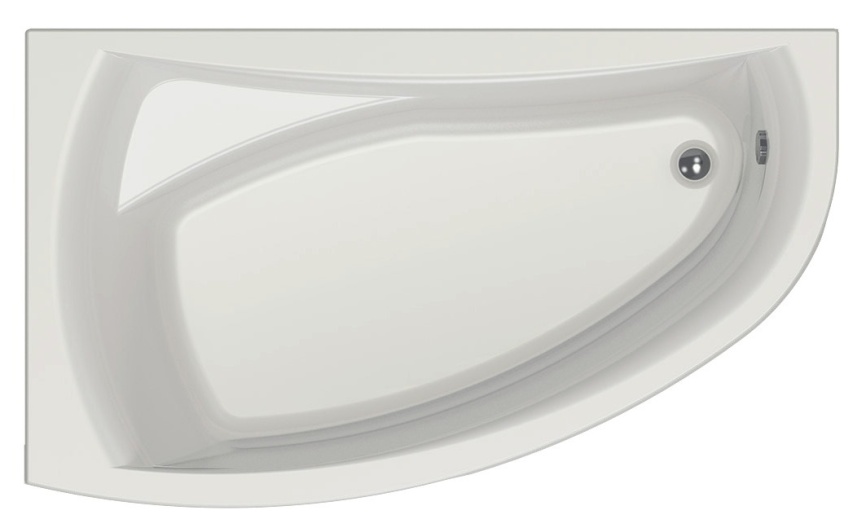 Ванна Угловая Amica "КОМО" 170х100 Левая\Правая Белая фото 3