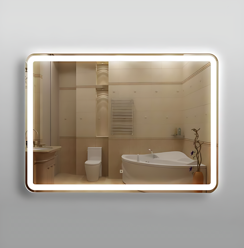 Зеркало Amica "348ску" 6500К 60*80 Овал Сенсор фото 2