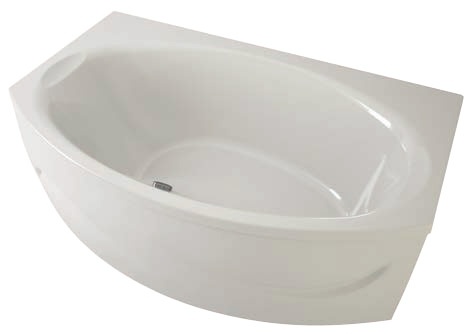 Ванна Прямая Amica "ОГАЙО" 180х80 Овал Белая фото 1