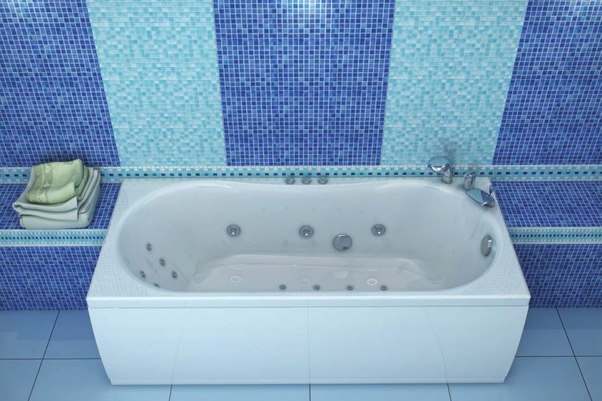 Ванна Прямая Amica "ОЛИВЕ" 170х75 Белая фото 5