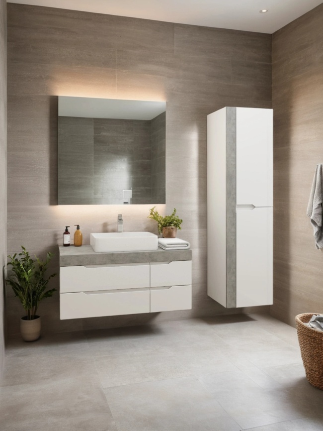 Пенал Подвесной Amica "КАПРИ" Размер 35 2 Двери Белый фото 2