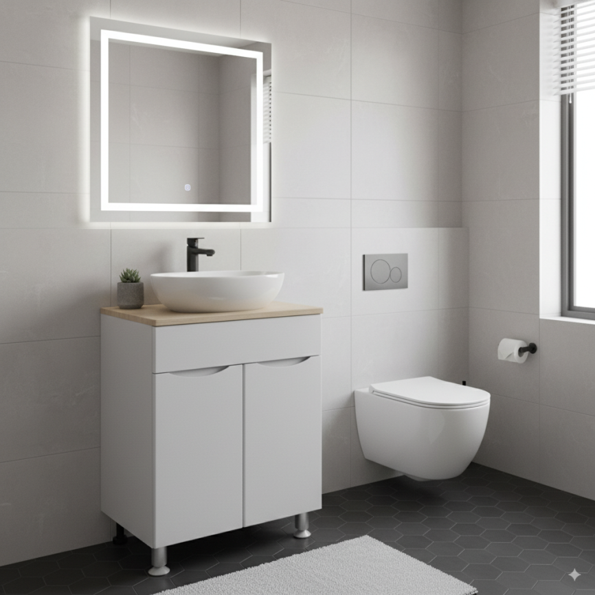 Комод напольный Amica "КОРСИКА" Размер 50 1 ящик 2 двери (левый, правый) фото 3